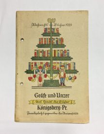 Bücher-Weihnachtsbaum von Gräfe und Unzer (1939), damals Europas größte und modernste Sortimentsbuchhandlung