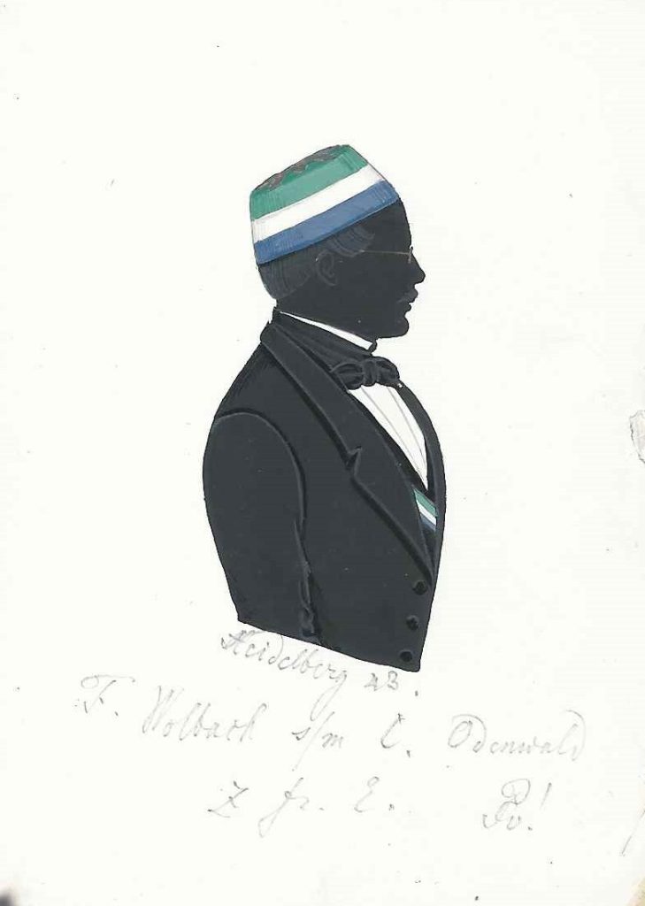 Carl Felix Wolbach wurde am 9. Mai 1822 als Sohn des Oberbürgermeisters Christof Leonhard Wolbach und dessen Ehefrau Karoline Friederike Leipheimer in Ulm geboren und immatrikulierte sich am 7. November 1842 als stud. iur. in Heidelberg. Noch im selben Jahr wurde er in die Palatia rezipiert. Nach dem Studium trat er in den Staatsdienst ein und war als Kreisgerichtsrat tätig. Wolbach heiratete am 3. Juni 1872 in Ulm Wilhelmine Pauline Kern und verstarb am 6. April 1879 in Hechingen. Sammlung Robert Soppa Saxoniae Konstanz