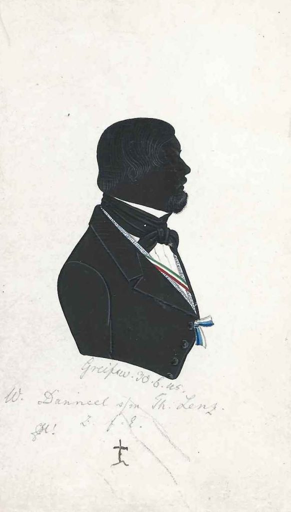 Wilhelm Heinrich Friedrich Gottlieb Danneel kam am 4. Juli 1819 in Teterow als Sohn des Advokaten Christian Johann Constantin Danneel und dessen Ehefrau Sophia Dorothea Hardek zu Welt. Er immatrikulierte sich nach dem Abitur als stud. med. in Leipzig, wo er Mitglied der Misnia wurde. 1842 wurde Danneel rezipiert. Er verstarb bereits am 31. Oktober 1846 in seiner Geburtsstadt.